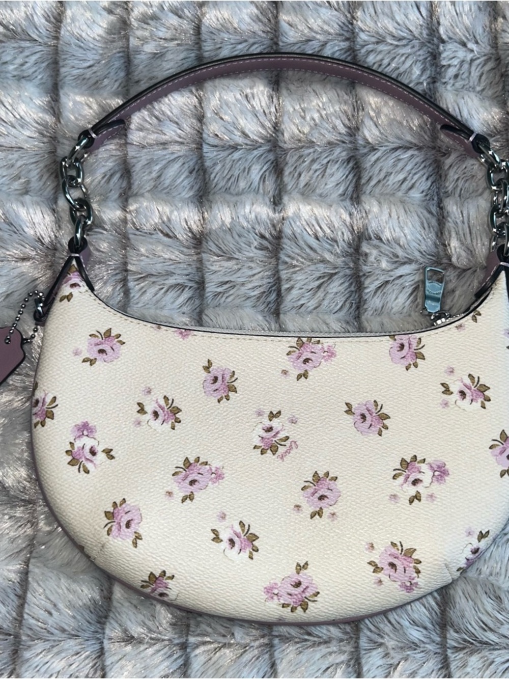 COACH Floral Print Mini Payton Shoulder Bag - Picture 4 of 6